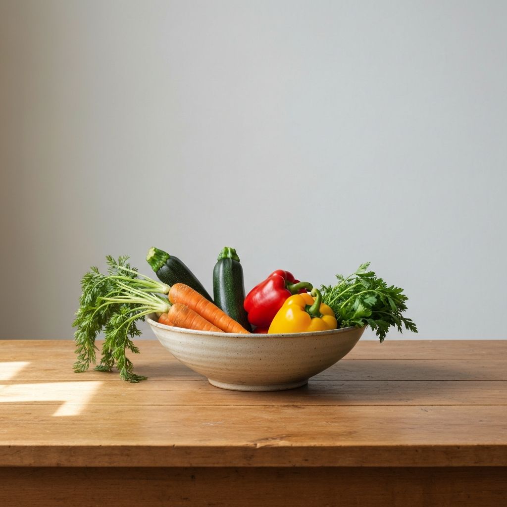 Frisches Gemüse in einer Schale